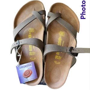 Birkenstock Womens Mayari Nubuck Leather Sandal New In Box Size 8